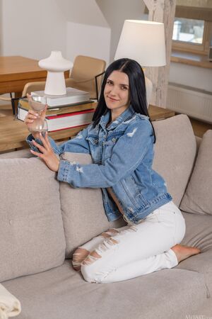 Posy Casual Intentions White Denim Jeans