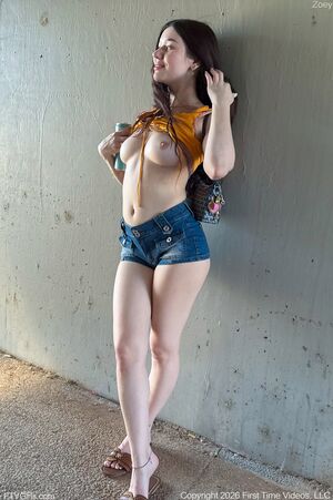 Zoey Jade Casual Teaser Outside FTV