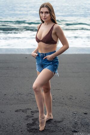 Monika May MetArt Denim Coastline Nudes