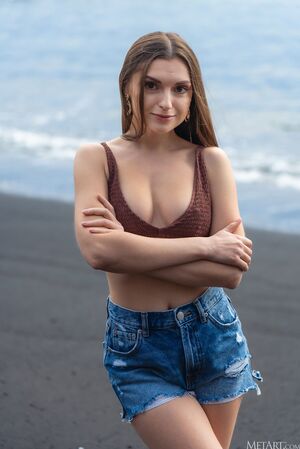 Monika May MetArt Denim Coastline Nudes