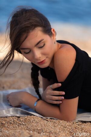 Liz Ocean Femjoy Tranquility Black Dress
