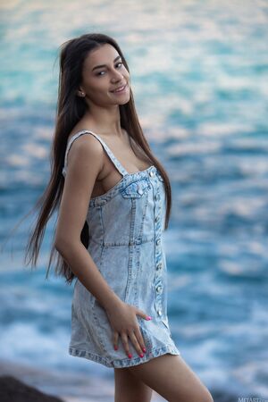 Vanessa Alessia MetArt Surfside Stare Nude Beach