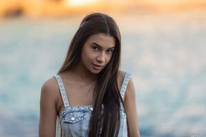 Vanessa Alessia MetArt Surfside Stare Nude Beach