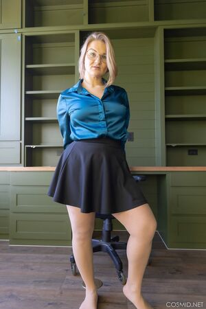 Britney Wallace Cosmid Bookcase Curves