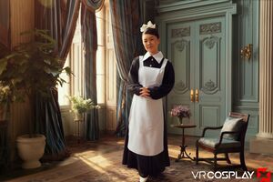 Lulu Chu VR Cosplay X Bridgerton Lady In Silver Parody