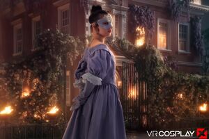 Lulu Chu VR Cosplay X Bridgerton Lady In Silver Parody
