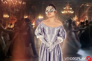 Lulu Chu VR Cosplay X Bridgerton Lady In Silver Parody