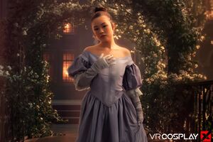 Lulu Chu VR Cosplay X Bridgerton Lady In Silver Parody
