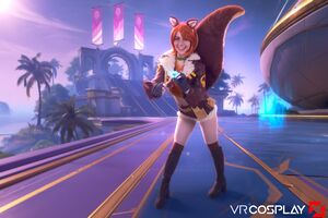 Maddie Wren VR Cosplay X Marvel Rivals Squirrel Girl Amazing Sex