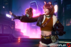 Maddie Wren VR Cosplay X Marvel Rivals Squirrel Girl Amazing Sex