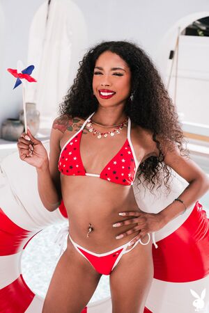 Mia Love Playboy American Sweetheart 4th Of July