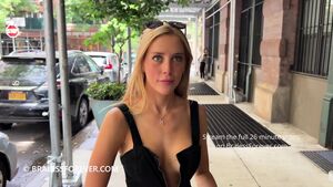 Shan Braless Forever Black Dress Flasher