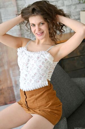 Ingrid Noelle MetArt Curly Charm Mini Skirt