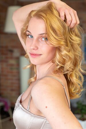 Lana Blue MetArt Satin Invitation
