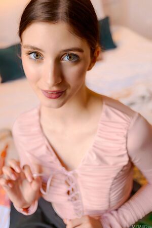 Marion Summers MetArt Peony Perfection Mini Skirt
