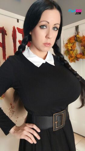 Kayla Kiss Wednesday Addams Cosplay Nude Pics