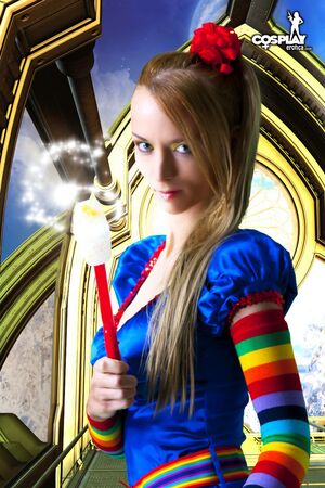 Lana Rainbow Socks Cosplay Erotica