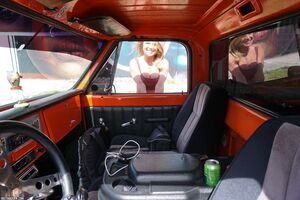 Meet Madden 69 Chevy Flashing Outdoors Exhibitionist