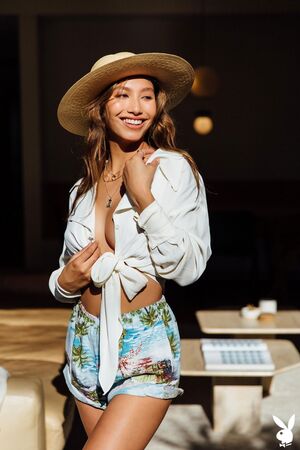 Dominique Lobito Desert Chic Playboy Nudes and Juice