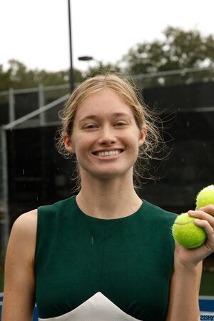 Moon Torrance Versus Tennis Zishy Skirt Blowing Up