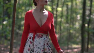 Busty Brunette Cleavage Michel Chloe