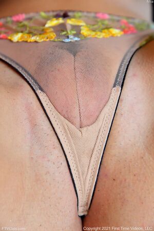 Mila FTV Girls Sheer Lingerie Spreads Bubble Butt