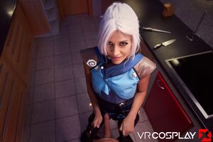 Eveline Dellai Valorant Jett VR Cosplay X