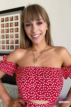 Angel Youngs Leggy Busty Babe in Bed