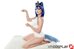 Jewelz Blu Animal Crossing Ankha VR Cosplay X