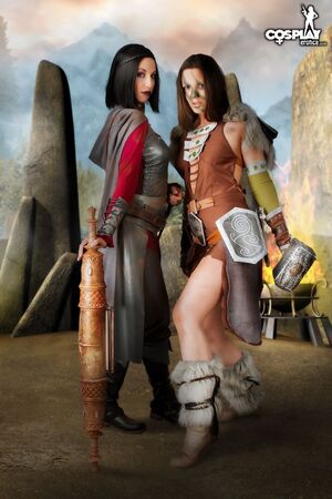 Gogo and Liuna Arena Of The Elders Cosplay Erotica