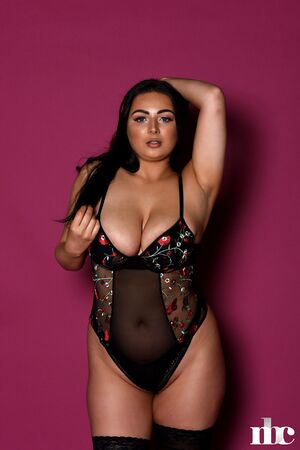 Foxy Lucina Floral Black Bodysuit Nothing But Curves