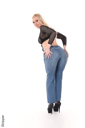 Anna Delos Stunner Denim IStripper