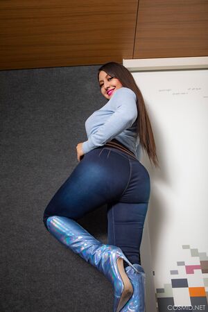 Catalina Cortez Blue Boots Cosmid