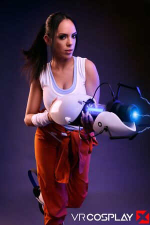 Katrina Moreno Portal Chell VR Cosplay X