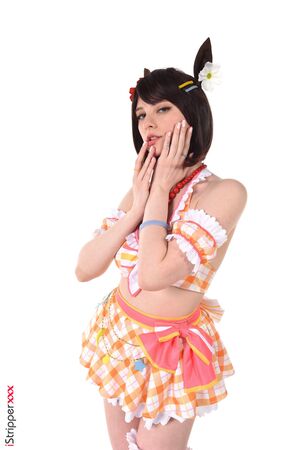 Melody Marks Horny Fox Maid IStripper