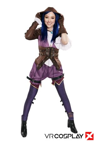Ailee Anne in League of Legends Caitlyn at VR Cosplay X