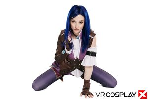 Ailee Anne in League of Legends Caitlyn at VR Cosplay X