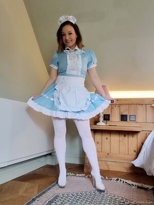 Carla Brown in Sexy Maid at Only Tease