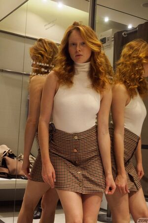 Arina Bik in Sucker For Red at Zishy