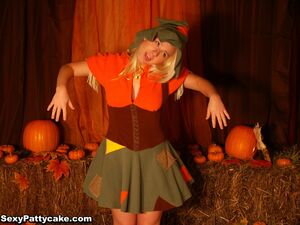 Sexy Pattycake in Pumpkins