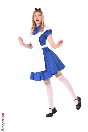 Freya Mayer in Deep Into My Wonderland at IStripper