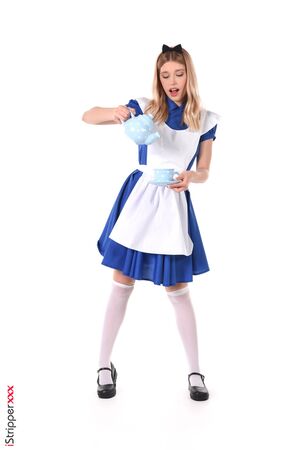 Freya Mayer in Deep Into My Wonderland at IStripper