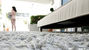 Nova in Tan Line Beauty Goes For A Ride at Net Video Girls