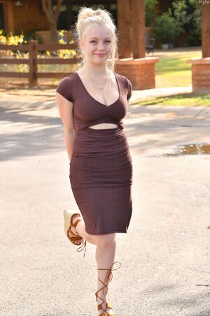 Kylie in Revealing Dress at FTV Girls