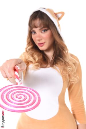 Paola Hard in Sexy Candy Pop at IStripper