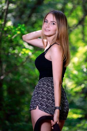 Dakota Pink in Nude Walk at Met Art