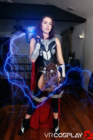 Freya Parker in Thor Love and Thunder at VR Cosplay X
