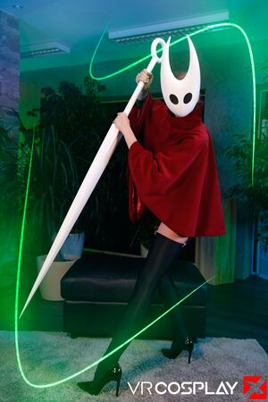 Stacy Cruz in Hollow Knight Hornet at VR Cosplay X