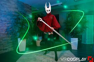 Stacy Cruz in Hollow Knight Hornet at VR Cosplay X