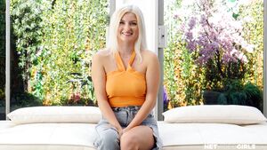 Sarah in Blonde Audition at Net Video Girls